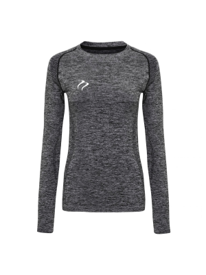 Tempest Women's seamless '3D fit' multi-sport performance long sleeve top Charcoal